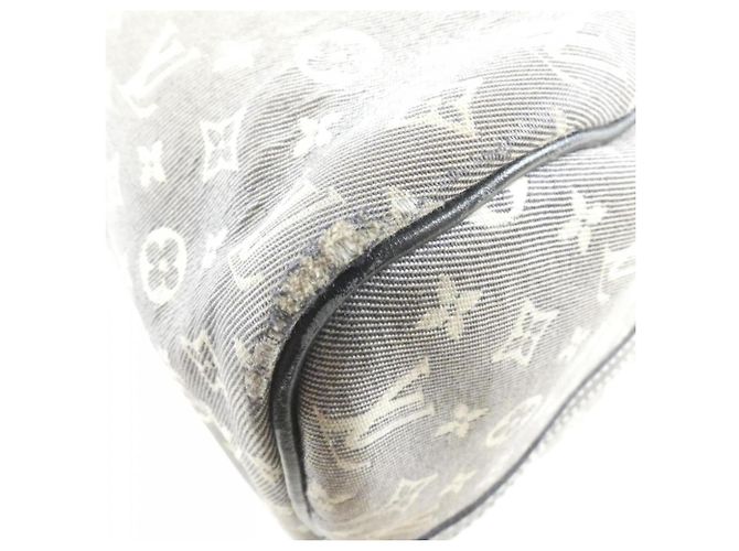 Borsa Boston Bandoliera Speedy Monogram Idylle Louis Vuitton Nero Blu - vista 2