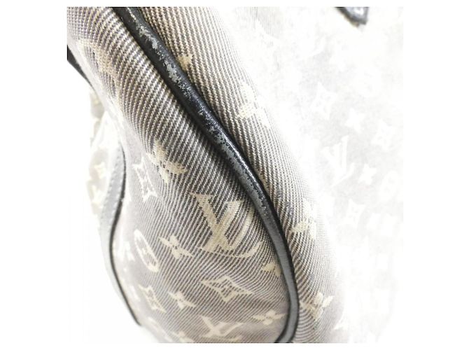 Borsa Boston Bandoliera Speedy Monogram Idylle Louis Vuitton Nero Blu - vista 4