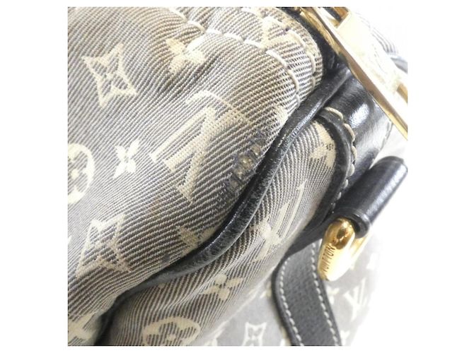 Borsa Boston Bandoliera Speedy Monogram Idylle Louis Vuitton Nero Blu - vista 5
