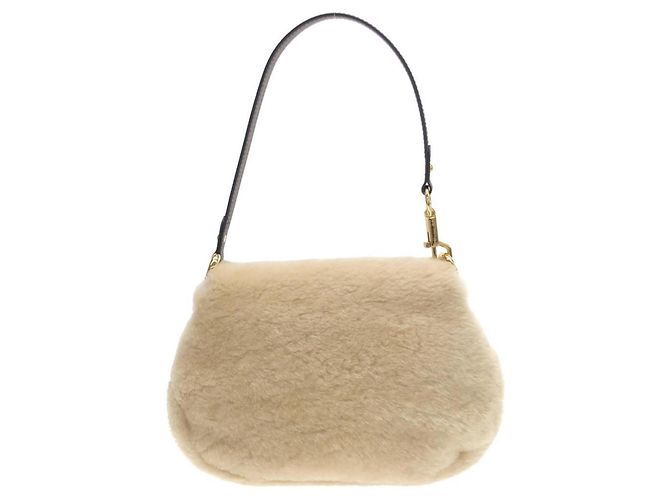 Borsa a Spalla Cozy Glam di Louis Vuitton Beige Crudo - vista 2
