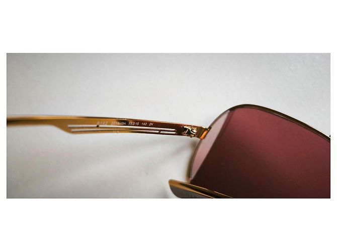 Bulgari Gafas de sol BVLGARI Aviator Doradas con Lentes Rosas Dorado - vista 5