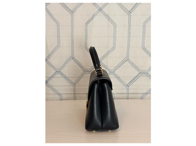 Céline Teen Nino Tasche Schwarz Grained Kalbsleder - Ansicht 11