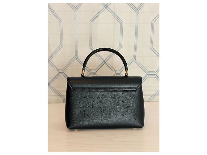 Céline Teen Nino Tasche Schwarz Grained Kalbsleder - Ansicht 3