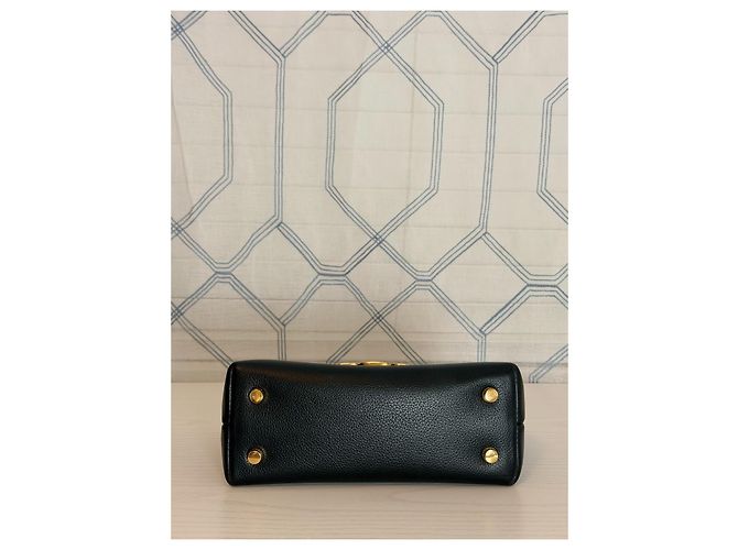 Céline Teen Nino Tasche Schwarz Grained Kalbsleder - Ansicht 4