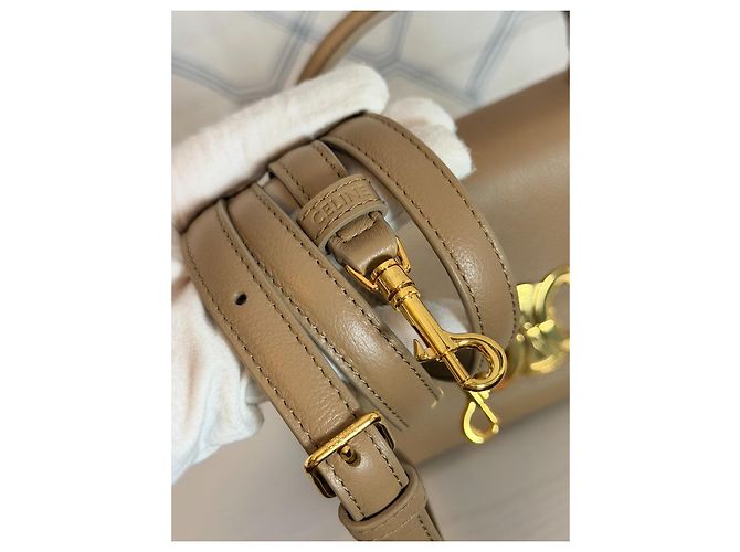 Céline BORSA TEEN NINO IN PELLE DI VITELLO MORBIDA - CAPPUCCINO Marrone chiaro - vista 5