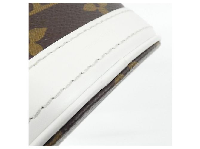 Borsa a mano Nano Bucket LV Match di Louis Vuitton Marrone Bianco - vista 3