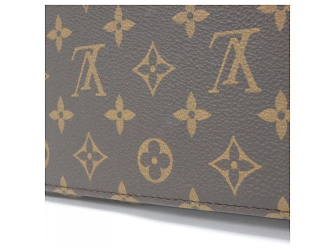Sac à main Petit Palais PM Monogram Louis Vuitton Marron - vue 3