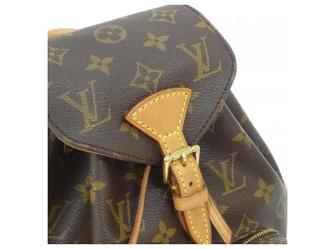 Louis Vuitton Monogram Mini Montsouris Rucksack Braun - Ansicht 4