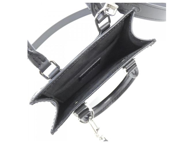 Borsa a Mano Petite Sac Plat Epi Louis Vuitton Nero - vista 7
