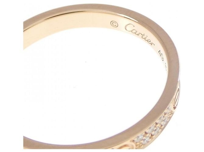 Anello Mini Love Cartier in Oro Rosa - vista 3