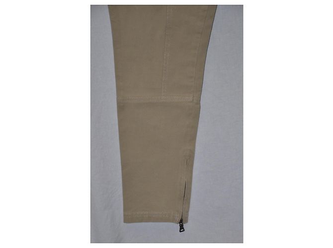 Pantalones Etro beige de algodón stretch - vista 4