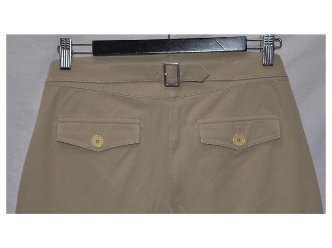 Pantalones Etro beige de algodón stretch - vista 5