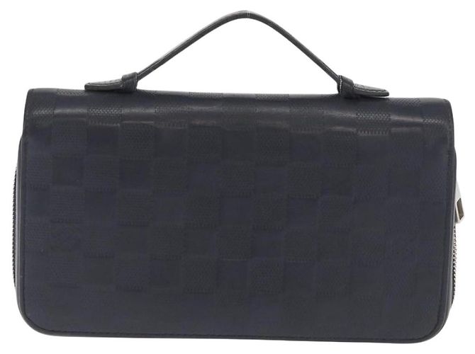 Louis Vuitton Zippy XL Pelle Damier Nero - vista 2