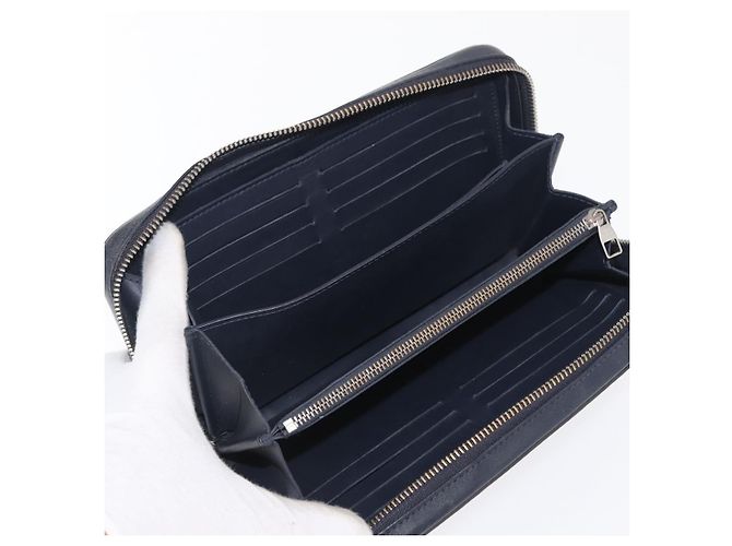 Louis Vuitton Zippy XL Pelle Damier Nero - vista 5