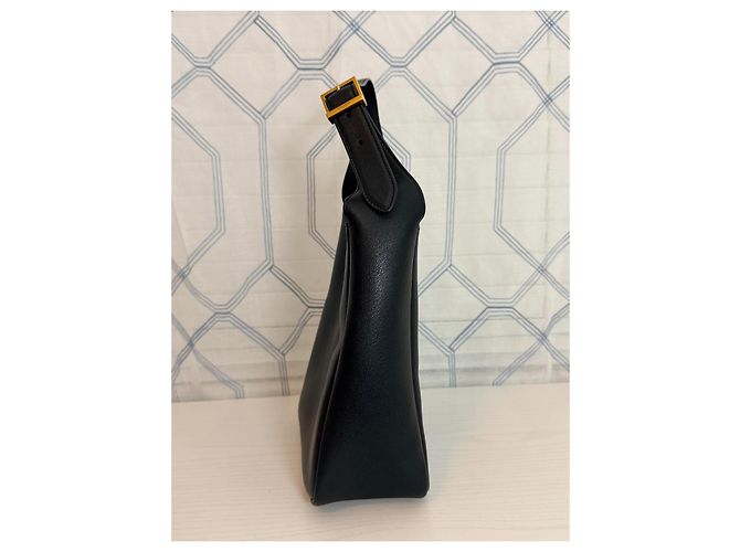 Yves Saint Laurent Le 5 à 7 Soft Bolso Pequeño Negro de Ante - vista 5