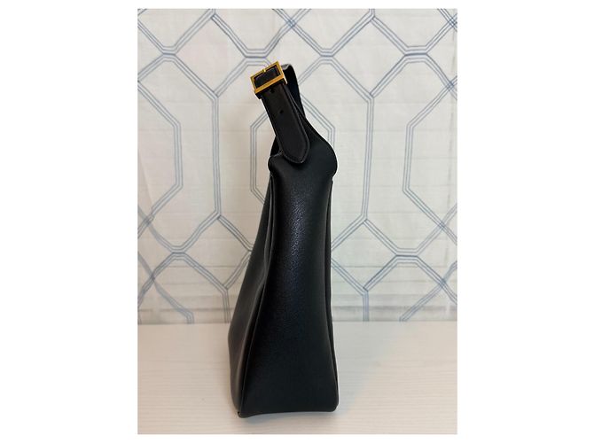 Yves Saint Laurent Le 5 à 7 Soft Bolso Pequeño Negro de Ante - vista 9