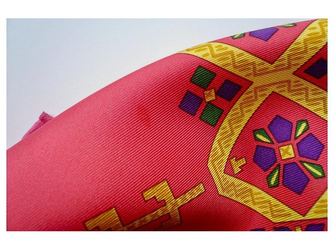 Hermès HERMES Sciarpa "Brins d’or" Ottime Condizioni Multicolore - vista 7