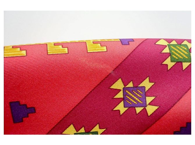 Hermès HERMES Sciarpa "Brins d’or" Ottime Condizioni Multicolore - vista 8
