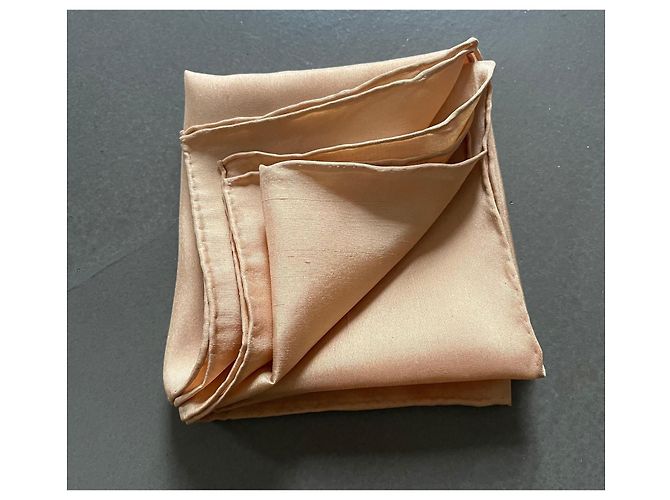 beige gold wildseide Tuch oder Bandana Soeur T.U Golden - Ansicht 10