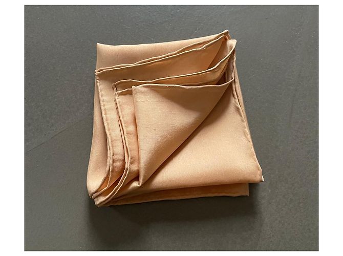 beige gold wildseide Tuch oder Bandana Soeur T.U Golden - Ansicht 11