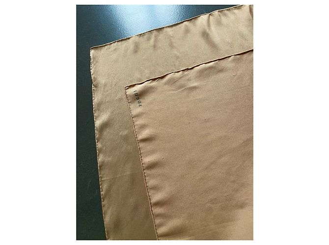 beige gold wildseide Tuch oder Bandana Soeur T.U Golden - Ansicht 3