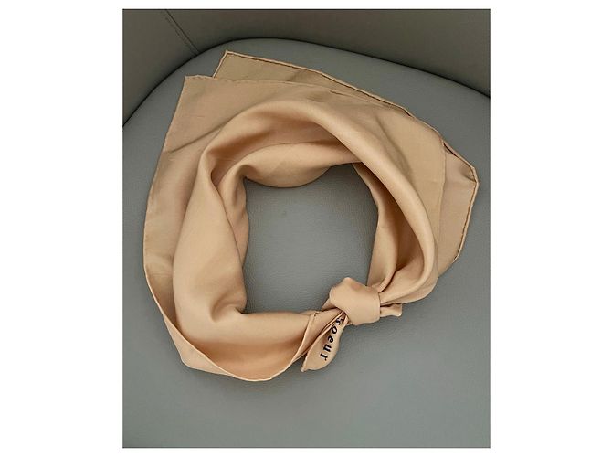 beige gold wildseide Tuch oder Bandana Soeur T.U Golden - Ansicht 8