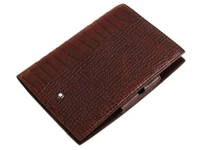 Montblanc Kleine braune Lederwaren - Ansicht 2