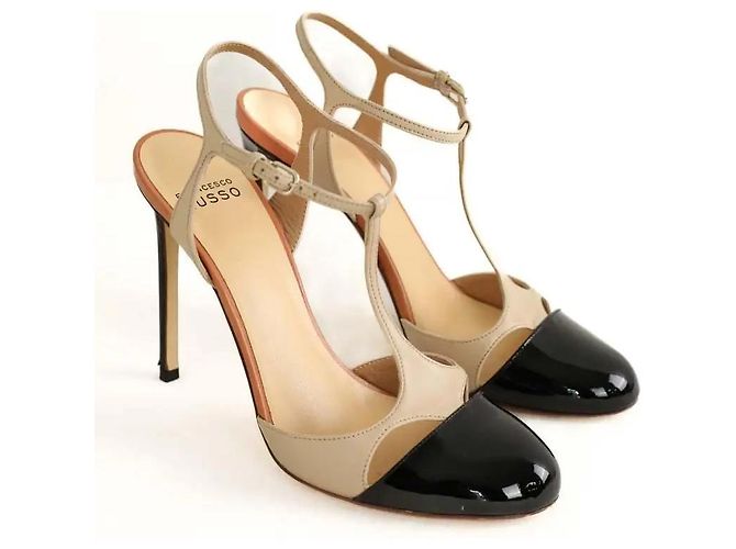 Francesco Russo Tacones Beiges - vista 3