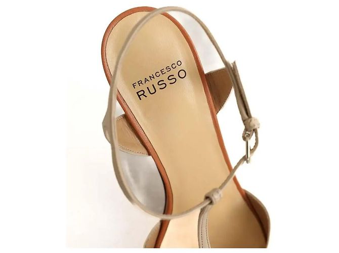 Francesco Russo Tacones Beiges - vista 4
