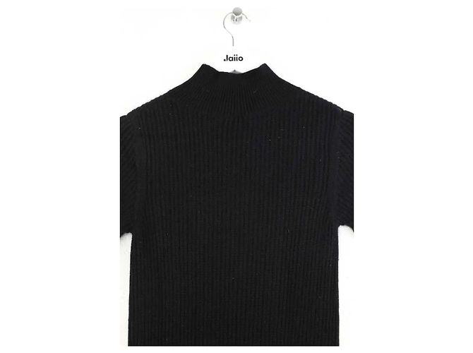 Eric Bompard Schwarzes Kaschmirkleid - Ansicht 4