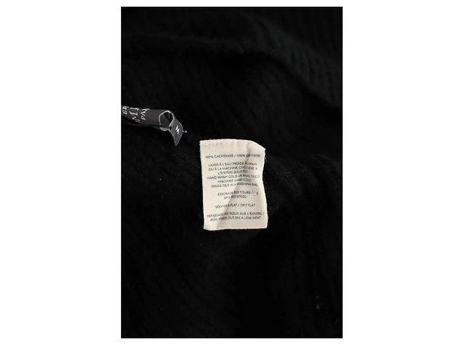 Eric Bompard Schwarzes Kaschmirkleid - Ansicht 6