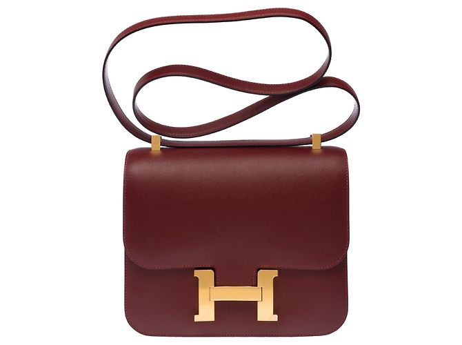 Hermès Borsa HERMES Constance in Pelle Rossa - 103287 Rosso - vista 3