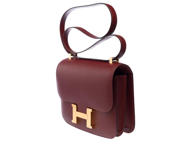 Hermès Borsa HERMES Constance in Pelle Rossa - 103287 Rosso - vista 5