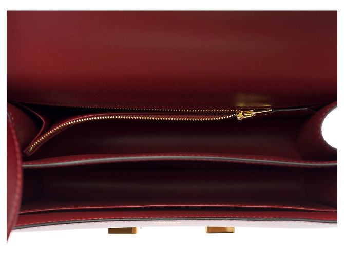Hermès Borsa HERMES Constance in Pelle Rossa - 103287 Rosso - vista 9