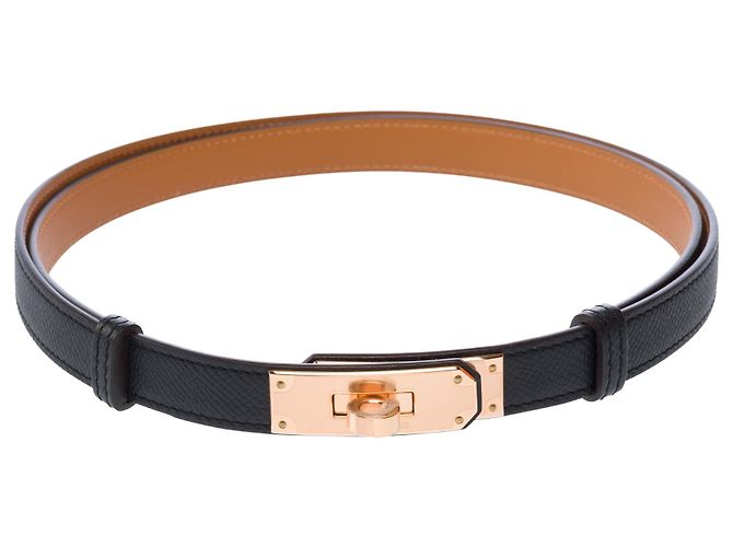 Hermès Accessorio HERMES Kelly in Pelle Nera - 103250 Nero - vista 3