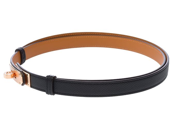 Hermès Accessorio HERMES Kelly in Pelle Nera - 103250 Nero - vista 5