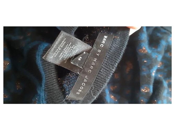 Marc by Marc Jacobs Jersey de algodón azul marino - vista 8