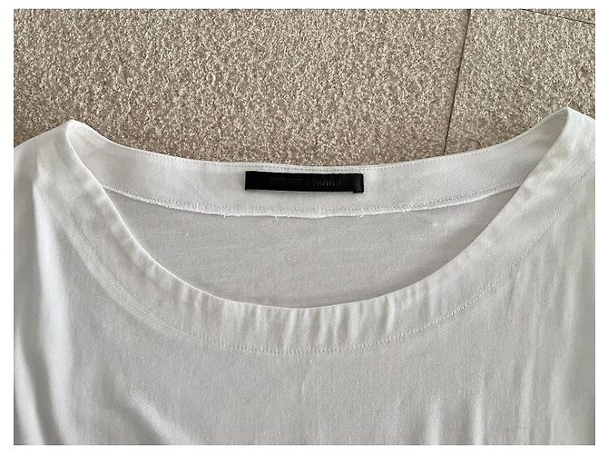 Autre Marque Top asimétrico blanco de algodón y lycra Etxart Panno talla 38 - vista 6