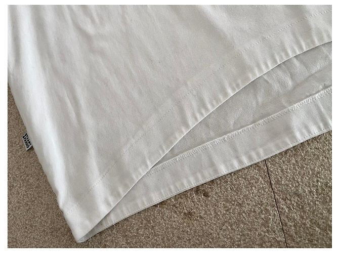 Autre Marque Top asimétrico blanco de algodón y lycra Etxart Panno talla 38 - vista 7