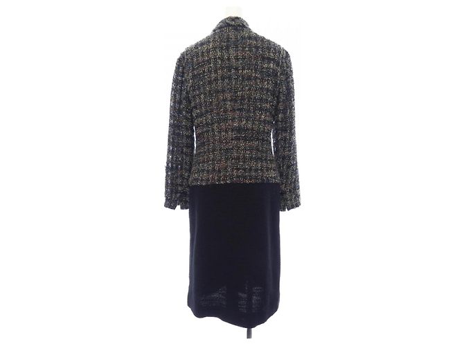 Timeless Abrigo Chanel P11620V02438 98A Negro Gris - vista 2