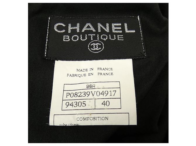 Timeless Abrigo de lana Chanel Negro - vista 4
