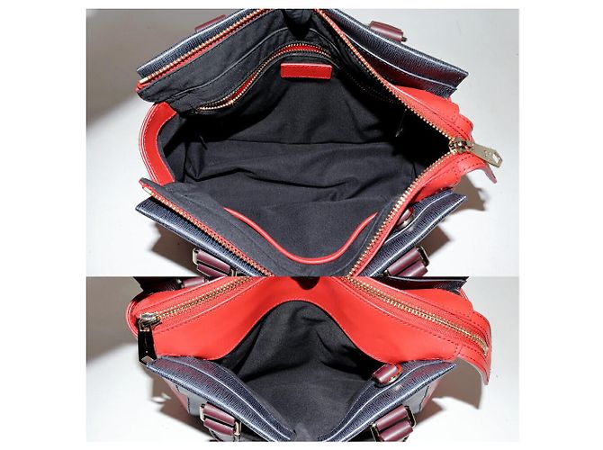 Borsa tote 2 in 1 in pelle Paul Smith Blu - vista 4