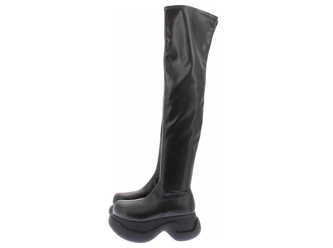 Marni Botas de cuña negras Negro - vista 3