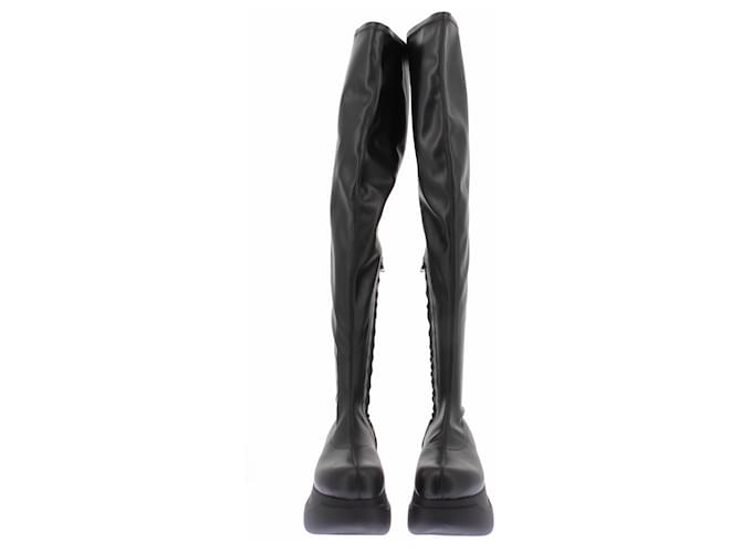 Marni Botas de cuña negras Negro - vista 4