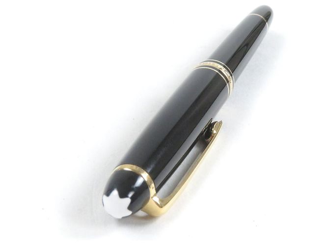 Pluma Montblanc Meisterstück 14K Negro - vista 3