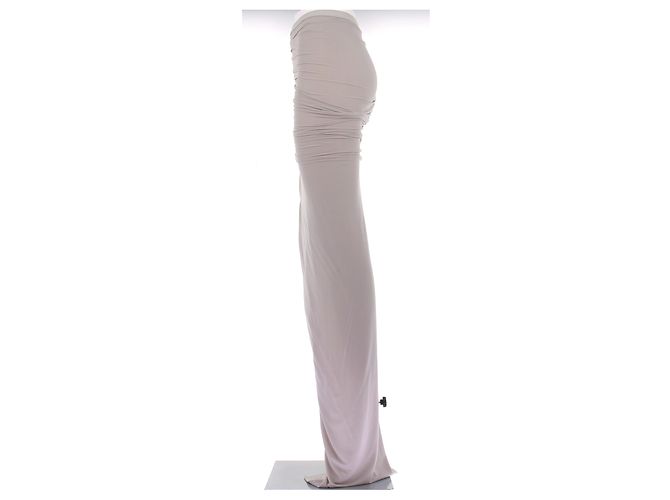 Falda fluida Rick Owens de algodón gris Talla 40 - vista 4