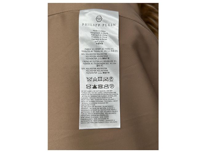 Philipp Plein Pelliccia lunga marrone - vista 5