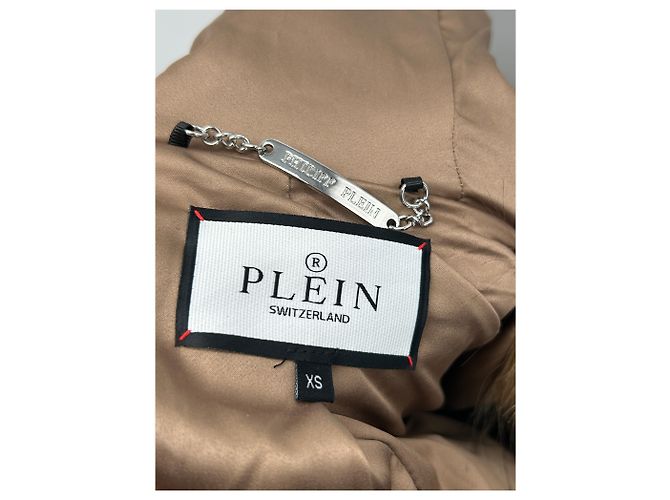 Philipp Plein Pelliccia lunga marrone - vista 6