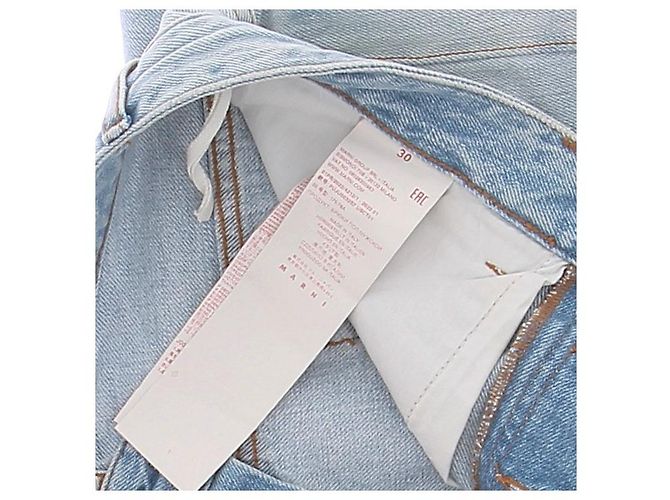 Jeans Marni blu in cotone taglia 30 - vista 6