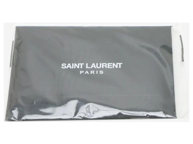 Saint Laurent Borsa a tracolla in velluto nero Loulou - vista 16